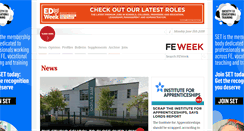 Desktop Screenshot of feweek.co.uk